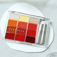 [본사정품]웨이크메이크 소프트 컬러링 립 팔레트 12g 청순메이크업 데일리메이크업 여름쿨톤 가을웜톤 레드 핑크 코랄 립스틱 립케어 레이어링 토퍼링 글레이즈 밤 글로우 코팅 인생템, 1개, 핑크 플루드 글로잉