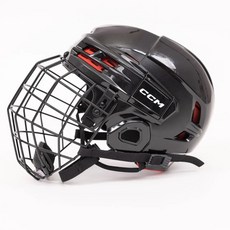 하키 헬멧 골키퍼 보호 장비 하이바 헬맷 아이스하키, 네이비 블루 사이즈 M