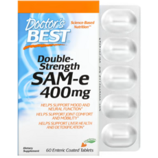 닥터스 베스트 더블 스트렝스 SAMe 400mg 60정 사메, 1개