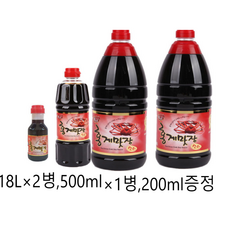 홍일식품 홍게간장 홍게맛장소스 사은품증정, 7개, 18ml
