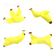 유아 부드러운큐브 바나나 장난감 취미퍼즐 사고력장난감 놀잇감 기억력 IQ, 바나나큐브