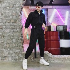 남자후드점프슈트