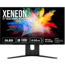 커세어 XENEON 27인치 OLED 게이밍 모니터 27QHD240 블랙, 27 올레드
