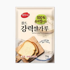 햇쌀마루 골드강력 쌀가루 3kg, 1개