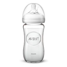 필 립 신 안 이 자연 원 산 신생아 폭 구경 유리 젖병 애기 젖병 애기 배 방지 젖병 폭 구강 경 젖병 240 ml, 상세페이지 참조