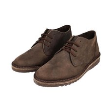 JIM GREEN Shoellie 남성용 세미 포멀 레이스업 가죽 신발 Fudge