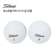 브랜드없음 X1_[A+급 로스트볼코리아 정품 / 20알] 상급자 전용볼! 타이틀리스트 Pro V1 A+급 로스트볼, 선택완료, 단품없음