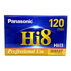 [미국] Panasonic Hi8 8mm CAMCORDER VIDEO TAPE 120 min, 단일상품