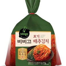 CJ제일제당 비비고 포기김치 5kg 국산 고급 배추 생김치 맛있는곳 전통 한식 국내산 프리미엄 HACCP, 1개