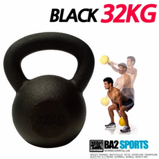 [바투스포츠]블랙 분체 케틀벨 32kg