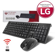 LG 나노 무선 마우스 키보드 세트 S2000, 단일 색상, 단일 모델명/품번