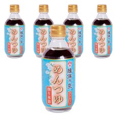 이보노이토 면쯔유 스트레이트 연한 맛, 5개, 300ml