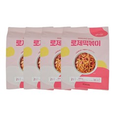 두끼 로제떡볶이 450g x 4팩, 4개