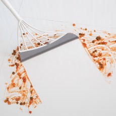 쓰리잘비 길이조절형 반려동물털제거 고무 실리콘 슈퍼빗자루 [그레이], 1개, 그레이