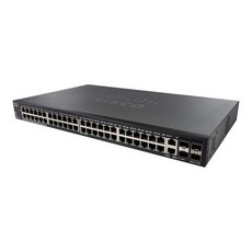 Cisco SG350X-48P-K9 48 포트 기가비트 PoE 스태커블 네트워크 스위치(갱신), 1개