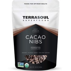 Terrasoul 테라솔 Cacao Nibs 카카오닙스 너트 버터 오트밀 슈퍼푸드 크런치, 1개