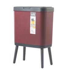 원터치 휴지통 인테리어 쓰레기통 나혼자산다 가정용 화장실 다용도 분리수거함 15L