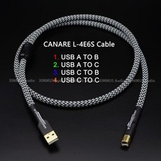 DAC USB HiFi CANARE 케이블 PC 휴대폰용 오디오 데이터 A to B / C, 22) 3. C To B - 1.5m 4.92ft - zendac3