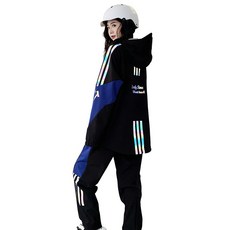 스키세트 스케이트복 여자보온 2021남성 세트 커플 풀, C01-클래식블랙 세트-H52