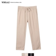 후아유 [후아유]린넨 테이퍼드 밴딩팬츠 WHTAB2424U