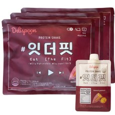 델리스푼 단백질 쉐이크 잇더핏 고구마맛, 40g, 21개