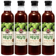 백설 매실청, 645g, 4개
