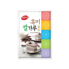 햇살마루 국산 칠복흑미쌀가루3kg, 3kg, 1개