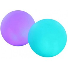 Fun Central AC078 1 PC 3 인치 LED 방수 볼 무드 라이트 LED 풀 볼 수영장 용 LED 글로우 볼 LED 방수 볼 방수 LED 라, 단일옵션