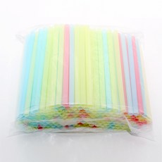 버블티 빨대 혼합 1.2x21cm 200개, 1개