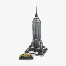 3D입체퍼즐 모또 세계 문화유산 건축모형 엠파이어스테이트 빌딩 만들기 종이우드락퍼즐, 단품, 단품