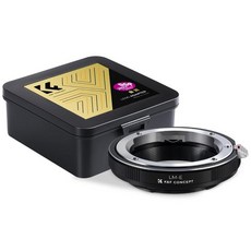 K&F Concept Leica NEX LM-NEX 마운트 어댑터 라이카 M마운트 렌즈 소니 대응, 1개