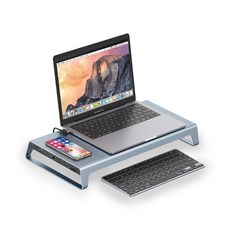 바이링크 2세대 썬더볼트4 USB C타입 아이폰 갤럭시 무선 충전 9in1 맥북 노트북 거치대형 멀티 허브, V2 바이링크 2세대 멀티허브