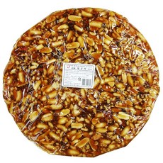 땅콩엿 쟁반 300g 동절기 깨짐 참고 덩어리엿 판엿 갱엿 호박엿 이강산닷컴, 1개