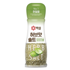 백설 허브맛 솔트 순한맛, 50g, 3개