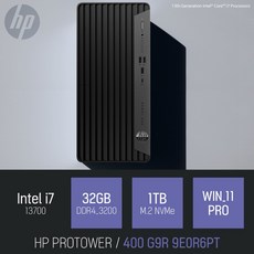 HP 프로 타워 400 G9R 9E0R6PT 사무용 업무용 실속형 데스크탑 PC