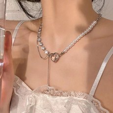 14k천연진주목걸이