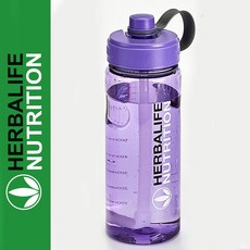 1000ml 허벌 라이프 영양 BPA 무료 플라스틱 물 주스 휴대용 물병, 보라색