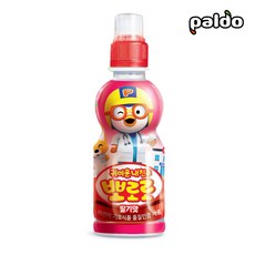 팔도 뽀로로음료수 딸기맛235ml 18개 딸기맛주스 키즈음료수 아이간식 어린이음료, 235ml