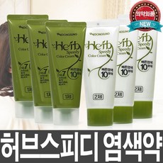 동성제약 오마샤리프 허브 스피디크림 염색제, NO.7 자연스런 흑색, 3개