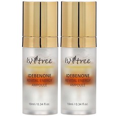 이즈앤트리 이데베논 리바이탈 에너지 앰플 2 팩 0.34 fl.oz(10ml) Each Isntree Idebenone Revital Energy Ampoule 2 Pack 0.34 fl.oz(10ml) Each, 단일상품