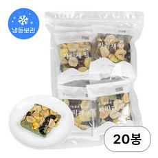싸리재 쑥떡 [ 알밤 쑥설기 100g 10봉지 ] 무설탕 현미떡, 20개