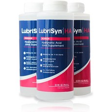 LubriSynHA 인간 관절 보충제 오리지널 3 x 11 5oz ndash 모든 천연 고분자 중량 히알루론산 HA 공동 지지 여성 앰프 남성 ndash 건강 관절 기능 미국 베간에서 만들어진, 상세페이지 참조, 상세페이지 참조