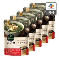 CJ 비비고 전복미역국 500g*5봉, 단일상품, 단일상품
