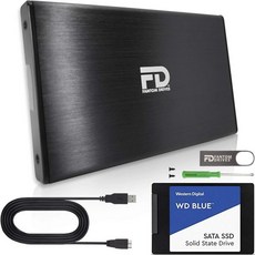 Fantom 드라이브Solid State Drive Upgrade Kit Playstation 4 PS4 Slim 및 Pro와 호환 2TB SSD + 16GB