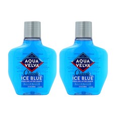 아쿠아 벨바 애프터 쉐이브 103ml 2팩 아이스 블루 Aqua Velva Mens After Shave Soothes Cools, 2개