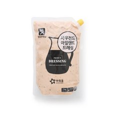 아워홈 사우전드 아일랜드 드레싱 2kg 5개 사우전드 소스