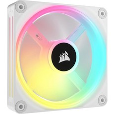 Corsair iCUE LINK QX120 RGB 120mm 마그네틱 돔 RGB 싱글 팬 - 화이트, Single (120mm)_화이트