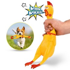 개 소리가 나는 장난감 작은 크기 치킨 애완 동물 강아지 장난감 비명 소리 치킨/릴리스 치킨, 01 30cm, 01 30cm