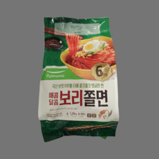 풀무원 보리 쫄면, 1.29kg 1개, 6개