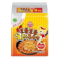 오뚜기 보들보들 치즈볶음면 매운맛 (130gX4), 1세트